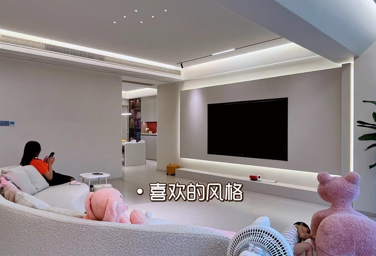 殺瘋了！極簡(jiǎn)奶油風(fēng)，看到客廳坐不住了！